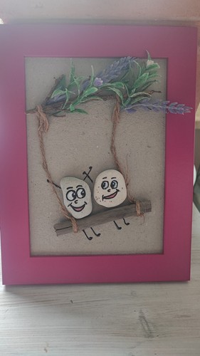 Steinbild lustige gesichter - steinbild,lustige,