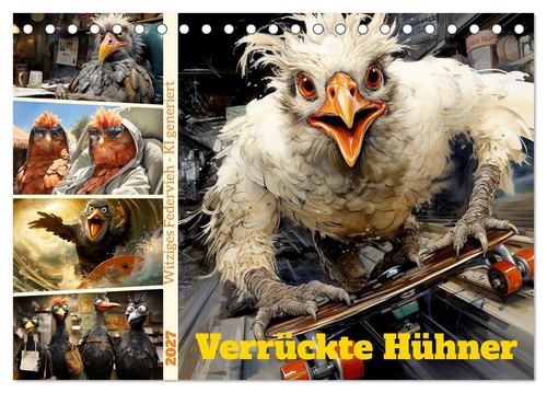 Verrückte hühner - verrückte,