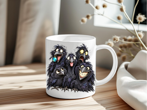 Kaffeetasse becher raben - kaffeetasse,