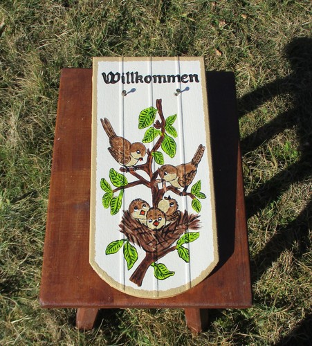 Schild handbemalt wetterfest - schild,