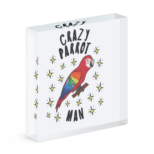 Verrückte papagei mann - mann, stars