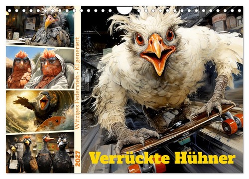 Verrückte hühner - verrückte,