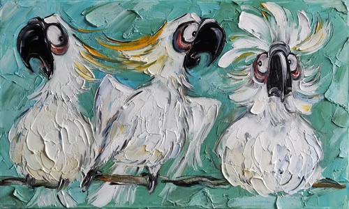 ölbild gemälde 30x50 - Ölbild,